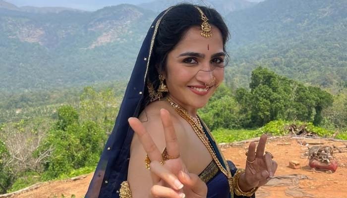 Rukmini Vasanth Reveals Her Transformation into Kanakavathi in New BTS Post from 'Kantara Chapter 1'