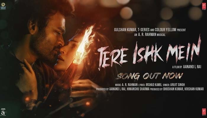 Dhanush and Kriti Sanon’s 'Tere Ishk Mein' Song Depicts the Pain of Broken Love and Longing - Watch