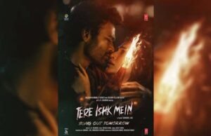 Dhanush-Kriti Sanon's Tere Ishk Mein Title Track to Release Tomorrow