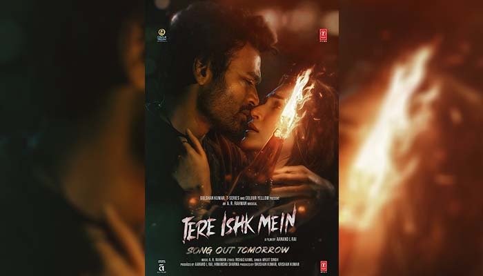 Dhanush-Kriti Sanon's Tere Ishk Mein Title Track to Release Tomorrow