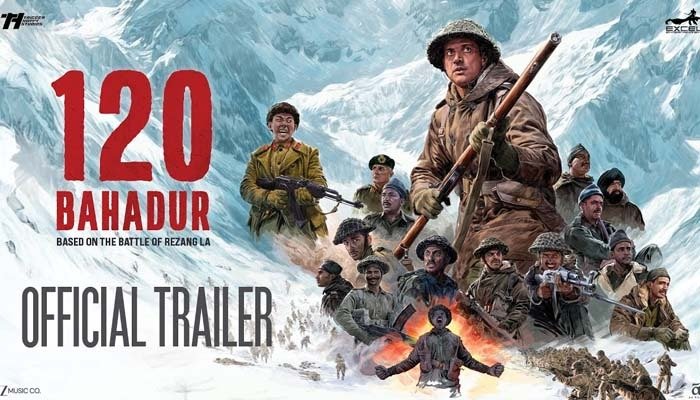 120 Bahadur Trailer Showcases Farhan Akhtar in His Most Powerful Role Yet - Watch Now!