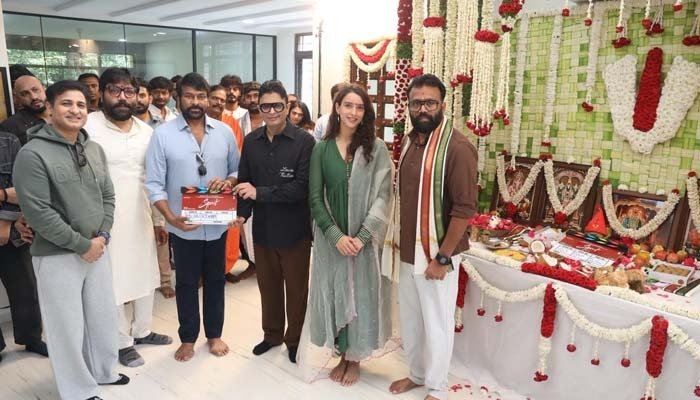 Prabhas’, Triptii Dimri's 'SPIRIT' officially goes on Floor; Chiranjeevi attends the muhurat as the Special Guest
