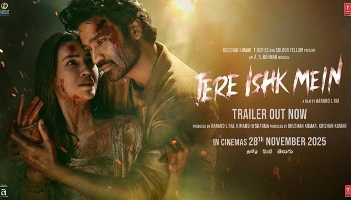 Tere Ishk Mein Trailer Promises Aanand L Rai’s Most Intense Love Story Yet, Starring Dhanush and Kriti Sanon