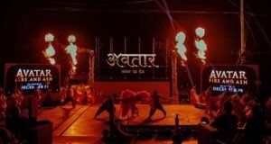 Makers of Avatar: Fire and Ash Unveil the Film’s Devanagari Logo on the Banks of the Ganga in Banaras