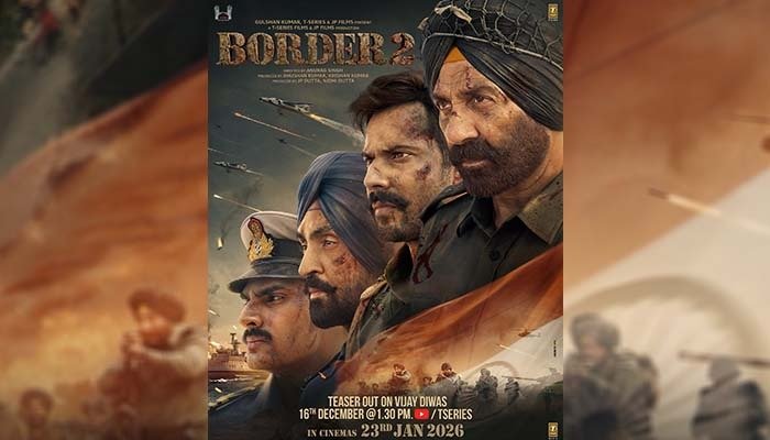 Sunny Deol's Border 2 Teaser to Launch on 16th December on Vijay Diwas