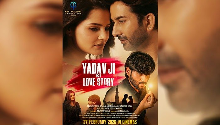 Om Thakurani Production unveils the intense first look poster of 'Yadav Ji Ki Love Story'