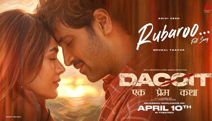 Adivi Sesh and Mrunal Thakur’s chemistry shines in 'Dacoit: Ek Prem Katha' song Rubaroo