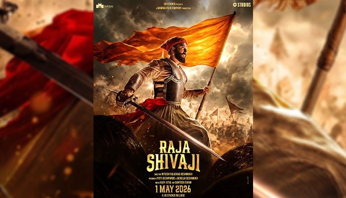 Raja Shivaji: Riteish Vilasrao Deshmukh unveils Fierce First Look as Chhatrapati Shivaji Maharaj