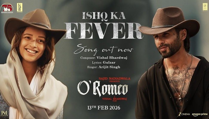 O Romeo: Shahid Kapoor–Triptii Dimri’s Chemistry Shines in Arijit Singh's 'Ishq Ka Fever'