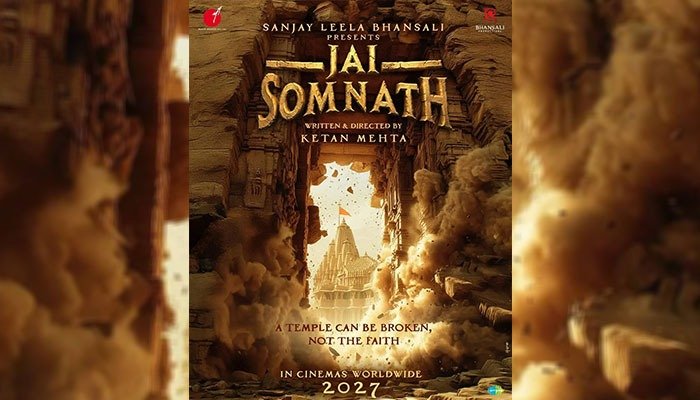 Sanjay Leela Bhansali and Ketan Mehta join forces for historical epic 'Jai Somnath'; First Poster Out!