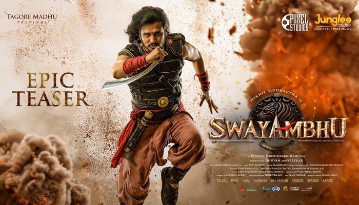 Swayambhu Teaser: Nikhil Siddhartha Roars as a Fierce Warrior