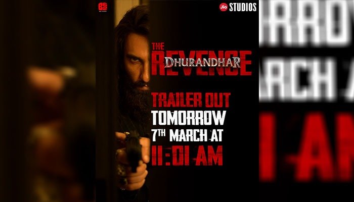 Ranveer Singh's Dhurandhar 2 The Revenge Trailer Out On 7 March 2026 at 11:01 AM