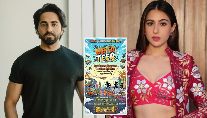 Ayushmann Khurrana and Sara Ali Khan Come Together for Spy-Comedy 'Udta Teer'; 11 September 2026 Release
