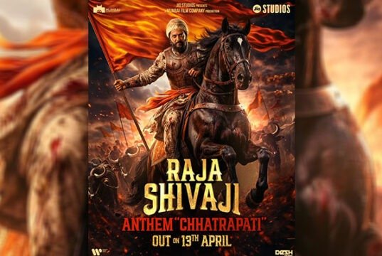 Jio Studios, Mumbai Film Company unveil new 'Raja Shivaji' poster; Raja Shivaji Anthem "Chhatrapati" to drop Monday
