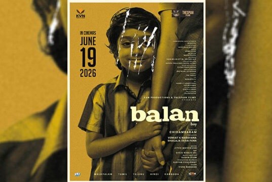 KVN Productions & Thespian Film's 'Balan The Boy' Locks 19th June 2026 for Its Theatrical Release