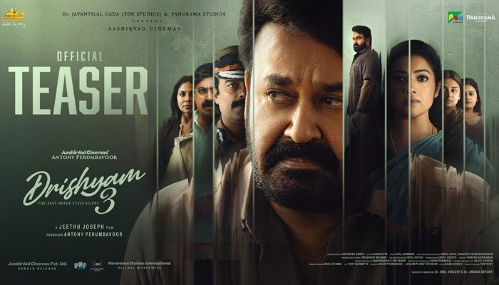 Drishyam 3 Teaser: Mohanlal Returns as Georgekutty with Darker Secrets and Rising Tension