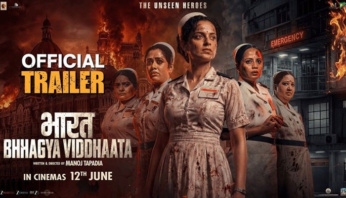 Kangana Ranaut’s Bharat Bhhagya Viddhaata Trailer Out: A Gripping Tribute to the Nurses of 26/11