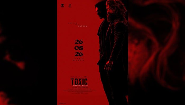 Yash's 'Toxic' Locks August 26, 2026 Release; New Poster Reveals Star in Dual Avatars