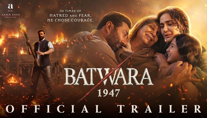 'Batwara 1947' Trailer: Sunny Deol and Rajkumar Santoshi Reunite for a Powerful Tale of Humanity Amid Partition