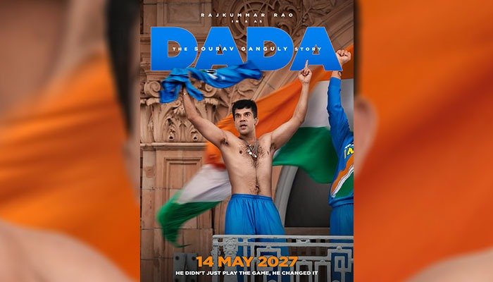 Sourav Ganguly biopic 'Dada’, starring Rajkummar Rao, to release in May 2027; First Look Out!