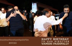 SVC63 Makers Wish Director Vamshi Paidipally with a Special Behind the Scenes Glimpse from the Sets
