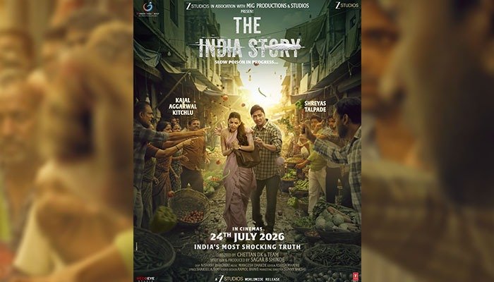 The India Story: Kajal Aggarwal and Shreyas Talpade Face Public Fury in New Poster