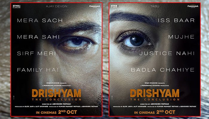 Ajay Devgn's Drishyam 3 Now Titled 'Drishyam: The Conclusion'; Makers Drop New Posters