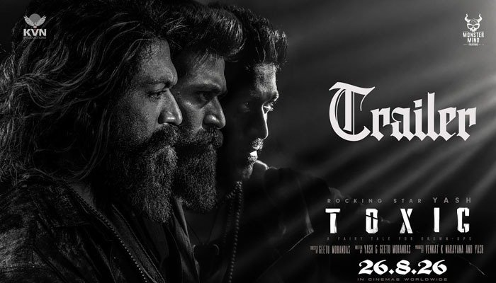 Toxic Trailer: Yash Takes on a Dark, Intense Avatar in Geetu Mohandas’ Gangster Drama