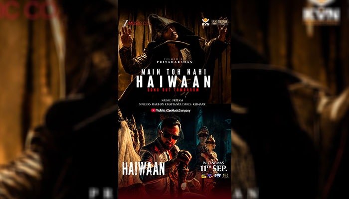 Akshay Kumar and Saif Ali Khan's Haiwaan Title Track Arrives Tomorrow; Teaser Promises a High-Energy Anthem