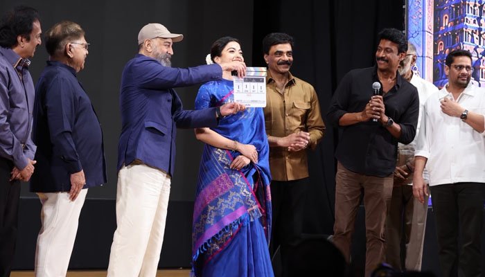 Kamal Haasan launches M.S. Subbulakshmi biopic starring Rashmika Mandanna
