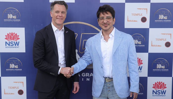NSW Australian Premier Chris Minns Meets Sajid Nadiadwala as NGE Announces Three Films to Be Shot in Australia, Including 'Heyy Babyy 2'