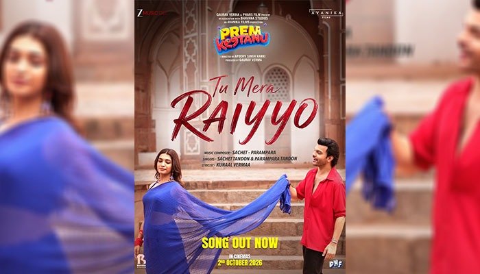 Sachet Tandon and Parampara Tandon Show What Love Sounds Like in the Year’s Biggest Track ‘Tu Mera Raiyyo’ from Prem Keetanu