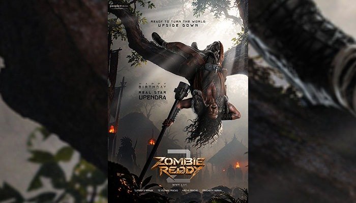 Upendra's Rugged First Look from 'Zombie Reddy 2 NXT LVL' Unveiled