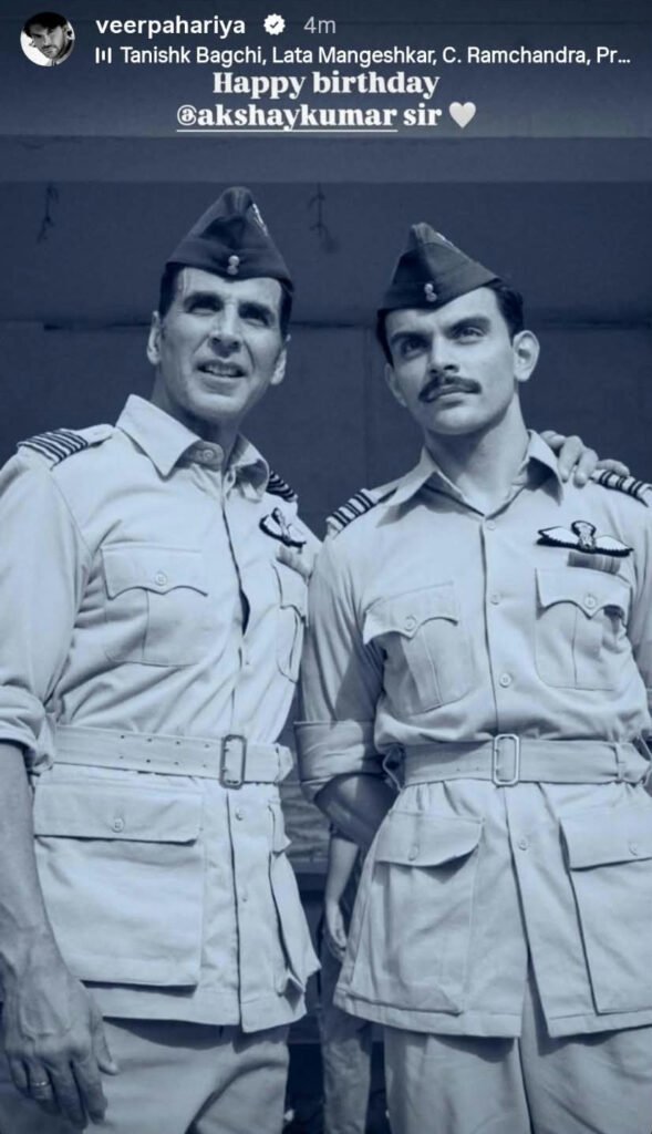 Veer Pahariya Wishes Akshay Kumar on His Birthday, Shares a Heartwarming Picture from Sky Force