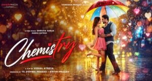 Chemistry First Look: Dhruva Sarja and Nabha Natesh Team Up for a Fresh Romantic Tale