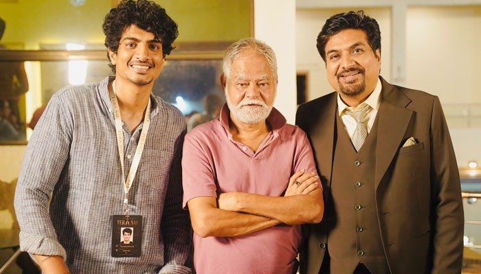 Palaash Muchhal & Shailesh S. Sanghvi Celebrate Sanjay Mishra’s National Award Win on the Sets of 'Tera Sai'