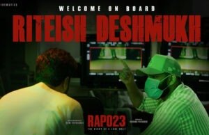 Riteish Deshmukh Joins Ram Pothineni’s ‘RAPO 23’, Marks Telugu Debut Riteish Deshmukh Joins Ram Pothineni’s 'RAPO 23', Marks Telugu Debut