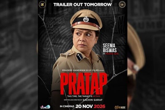 Seema Biswas Commands Attention as Meera Sen in PRATAP’s Striking New Character Poster