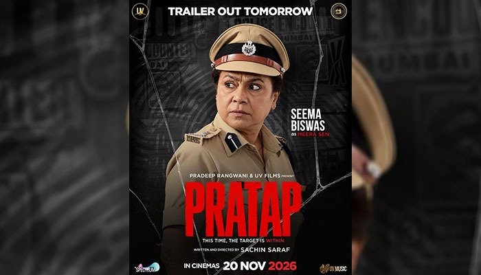 Seema Biswas Commands Attention as Meera Sen in PRATAP’s Striking New Character Poster